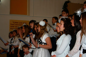 Різдво 2012 у церкві євангельських християн -баптистів Дім Євангелія  Хмельницький